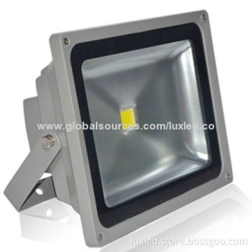 LED Floodlight, COB LED Bridgelux Chip, Meanwell Driver, Suitable for Garden or Building Wall